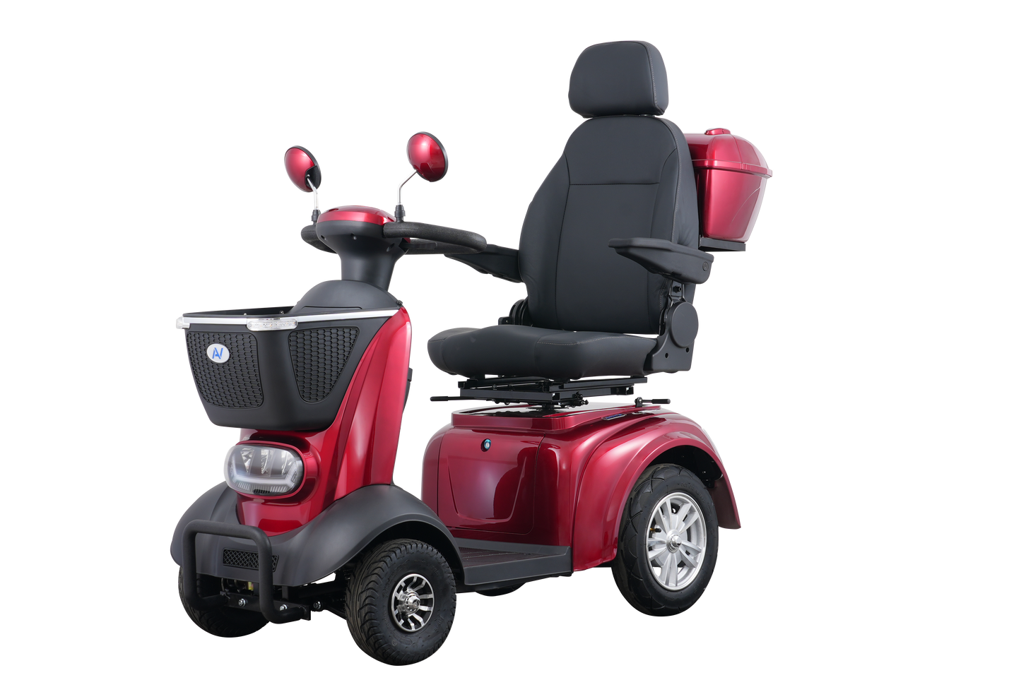 Dual side-view mirrors on the Avantis Traveller for a clear view of surrounding traffic.
