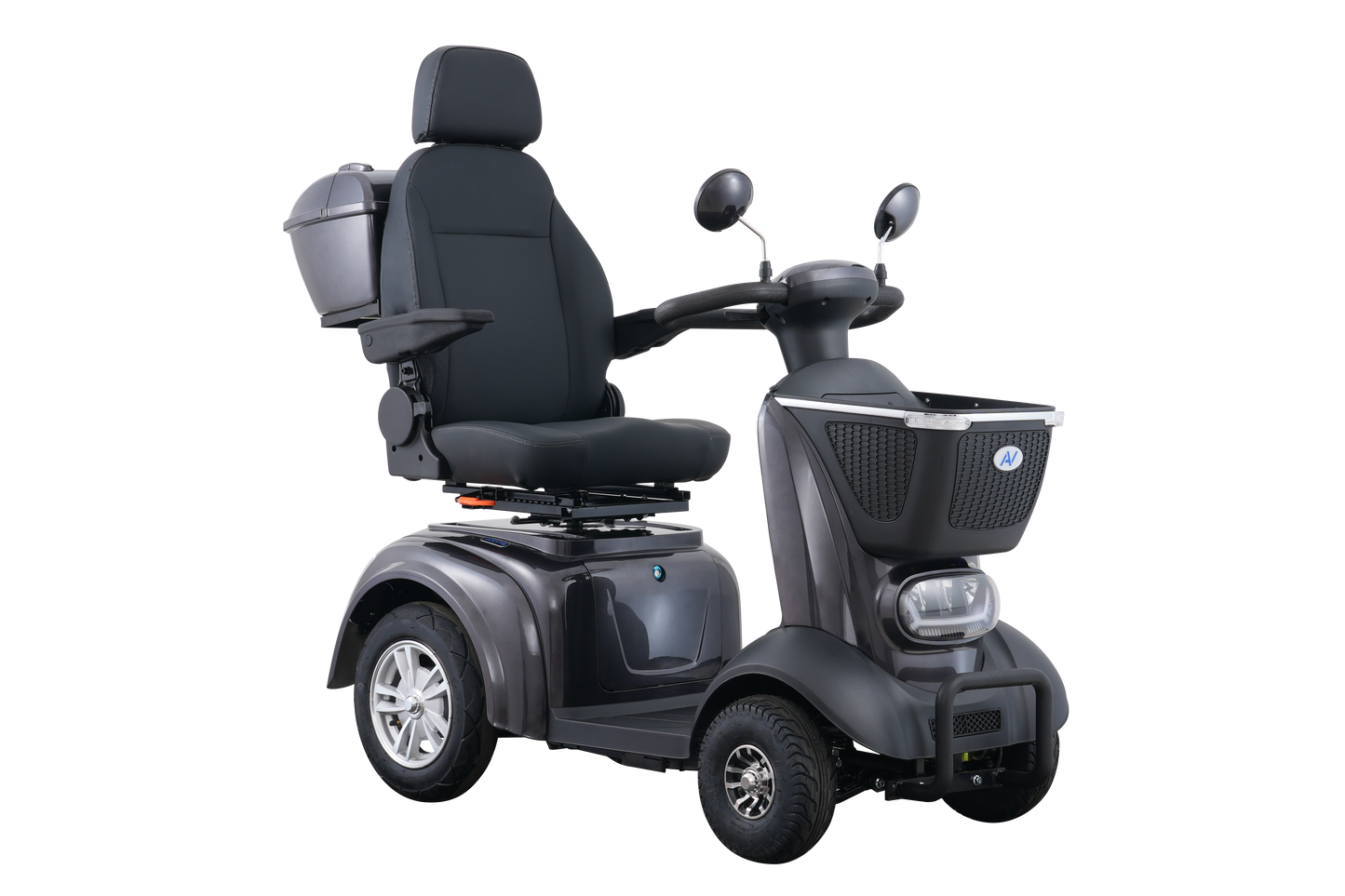 Side view of the adjustable captain's seat on the Avantis Traveller