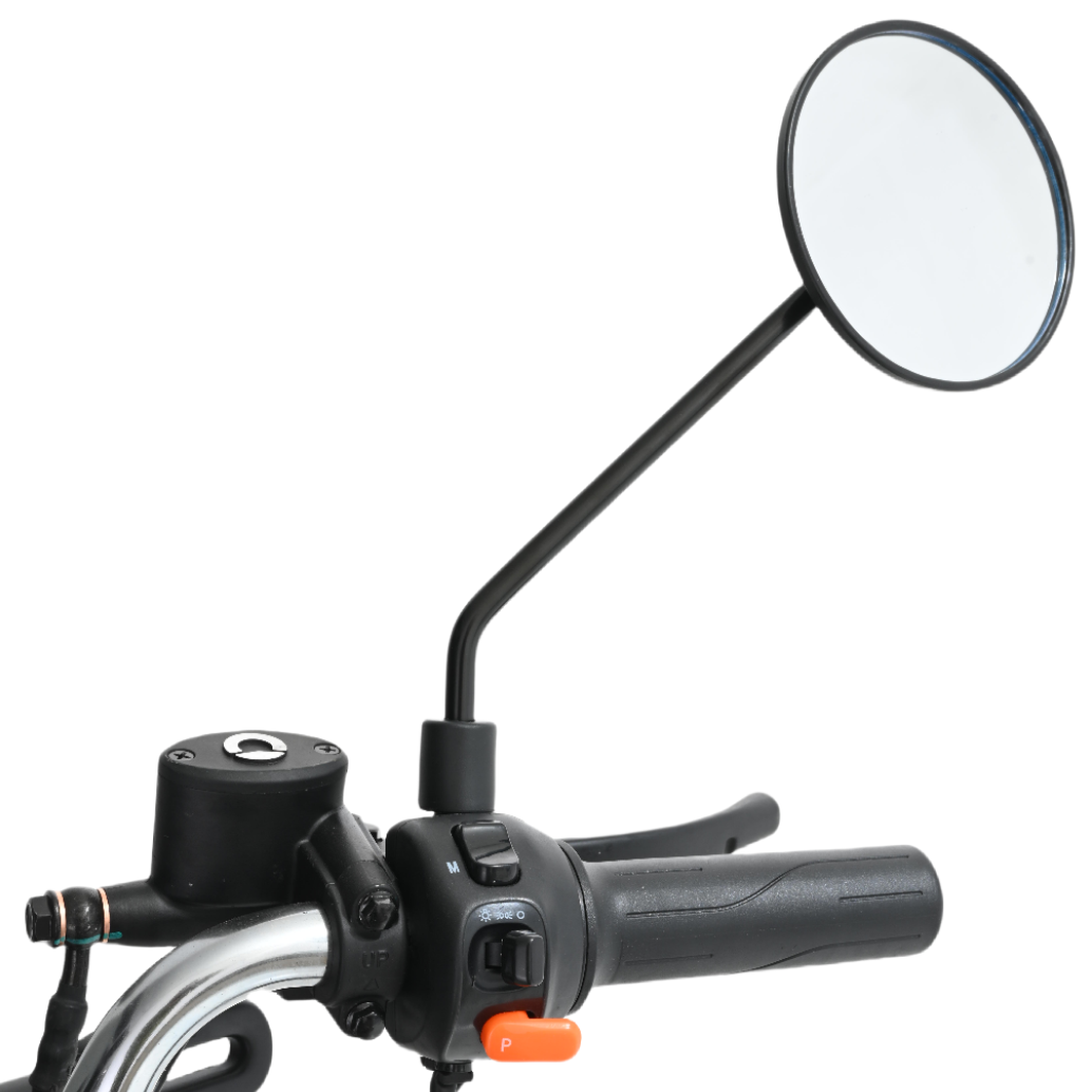 Evoque Gem, compact electric scooter, Throttle, Mirror