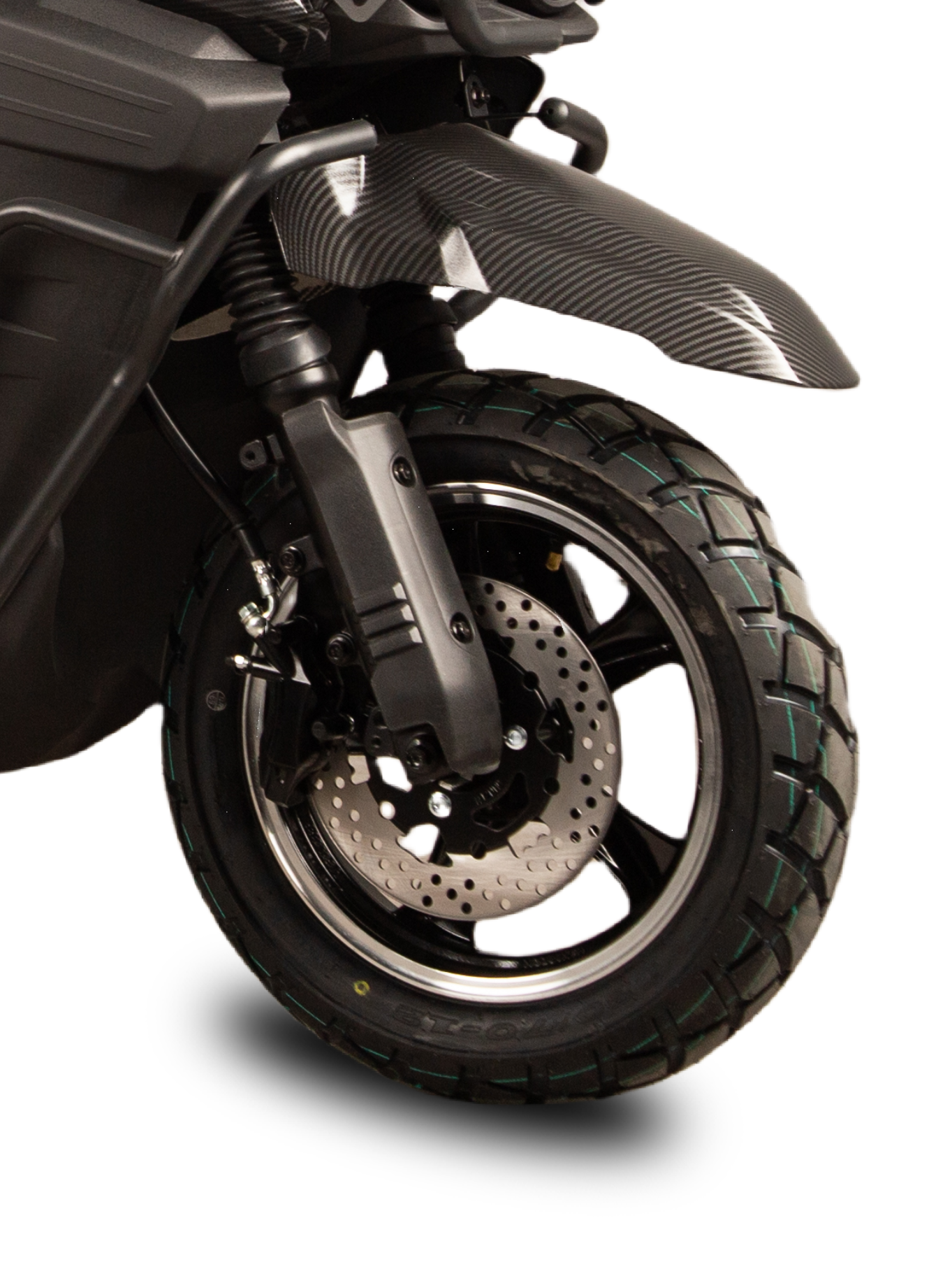 rear LED tactical brake light, tactical alloy wheels scooter, mudguard, alloy wheels, tubeless tires