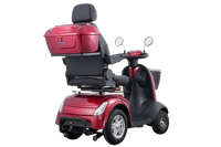 ow-angle shot of the Avantis Traveller emphasizing its heavy-duty suspension and 10-inch tires.