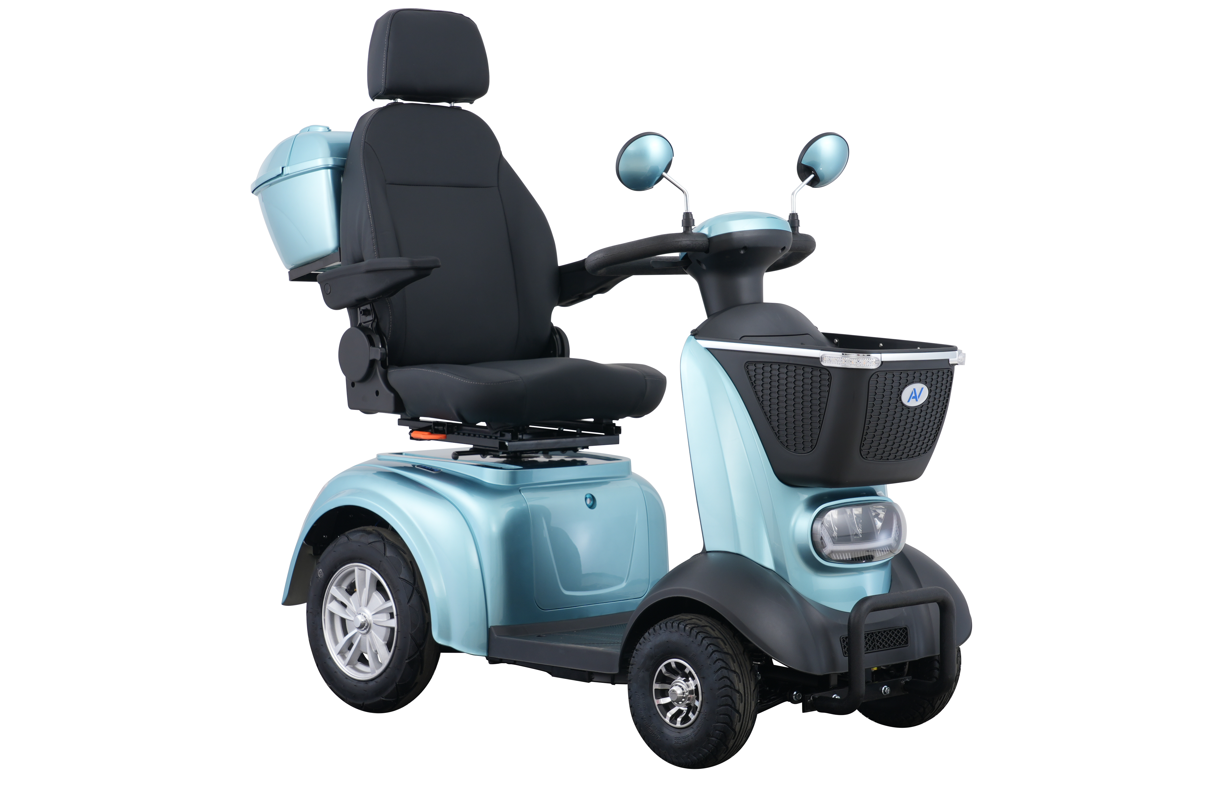 Padded high-back seat on the Avantis Traveller.